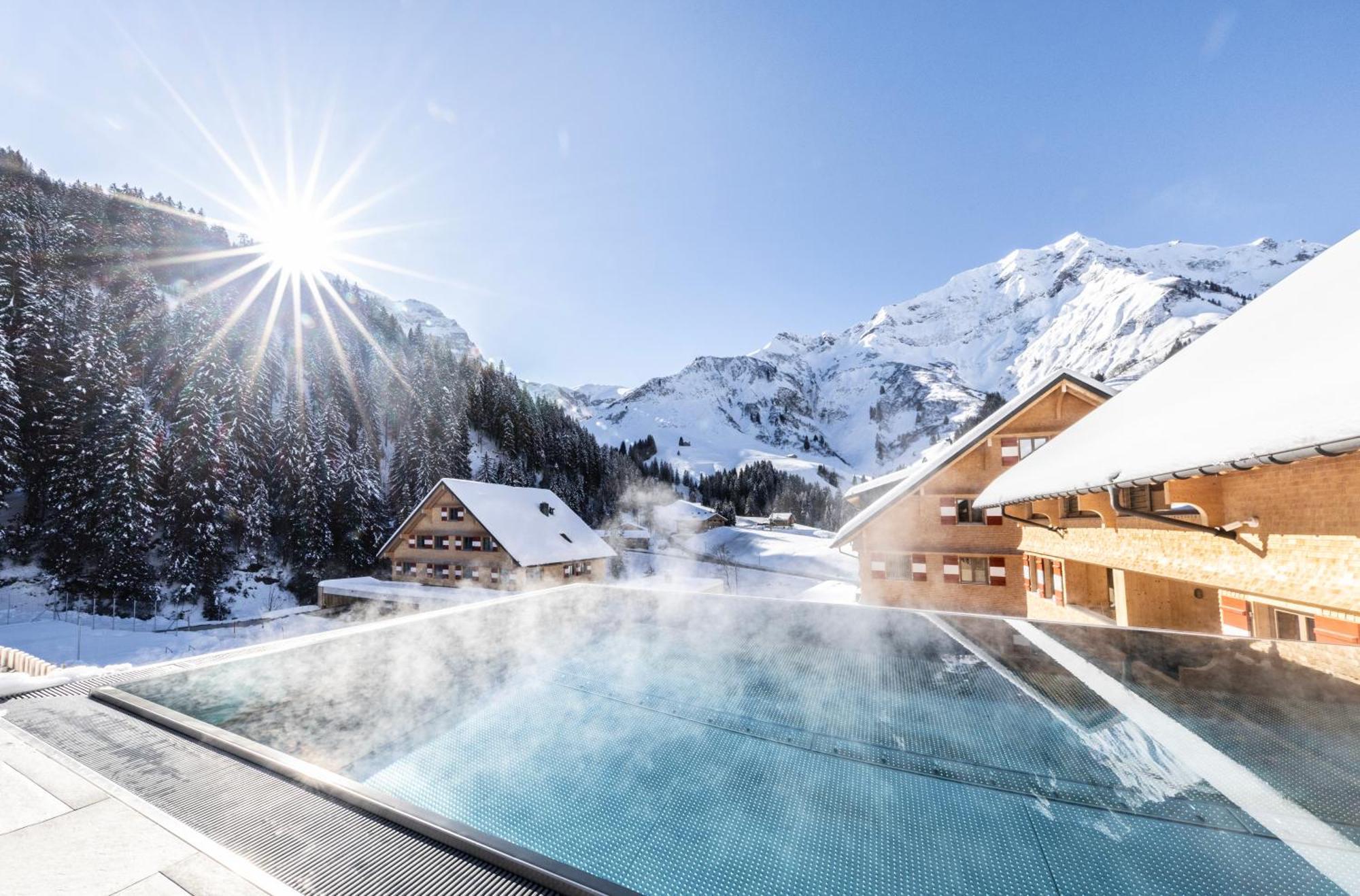 Berghaus Schroecken - Hotel Apartments Spa Exteriör bild
