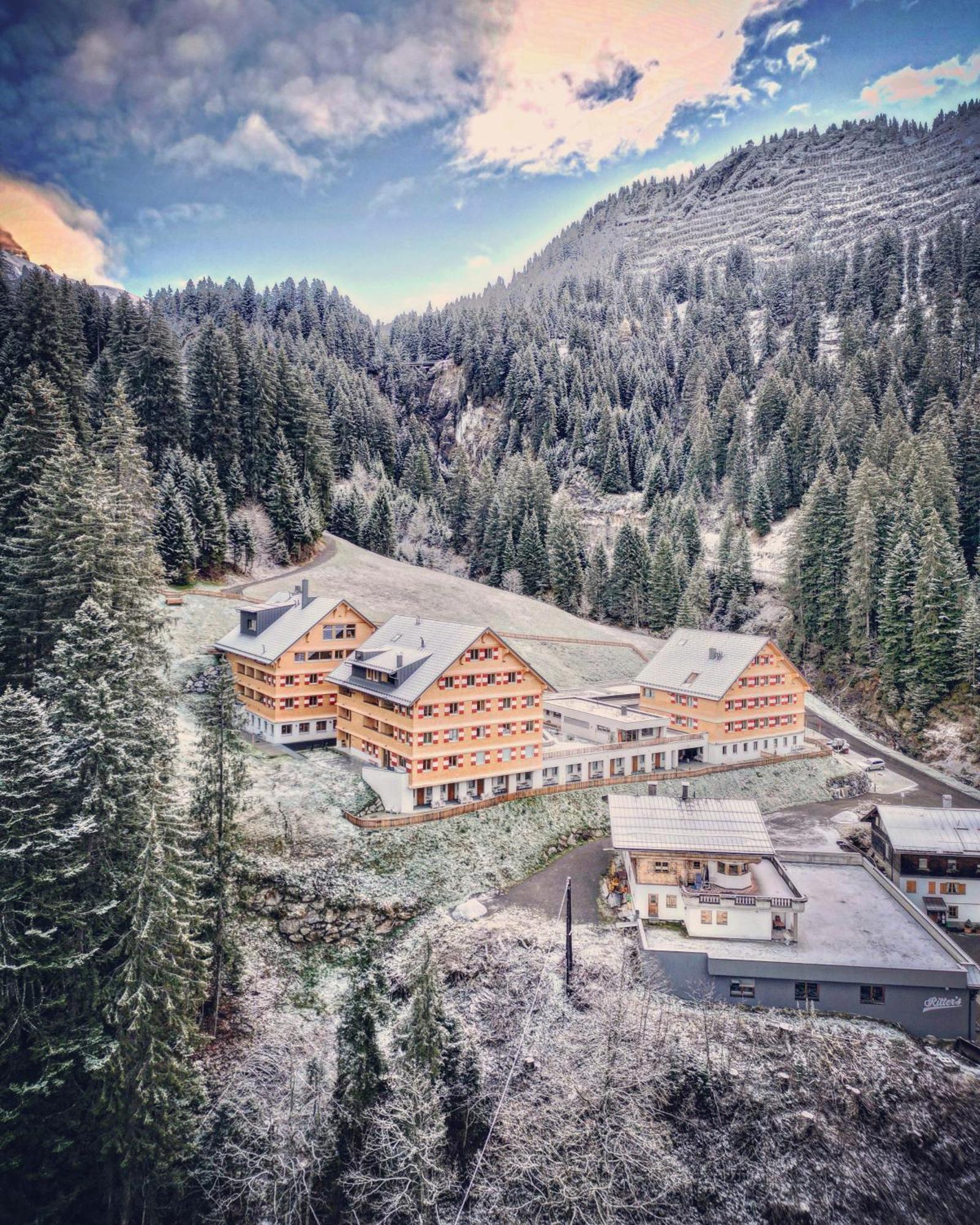 Berghaus Schroecken - Hotel Apartments Spa Exteriör bild